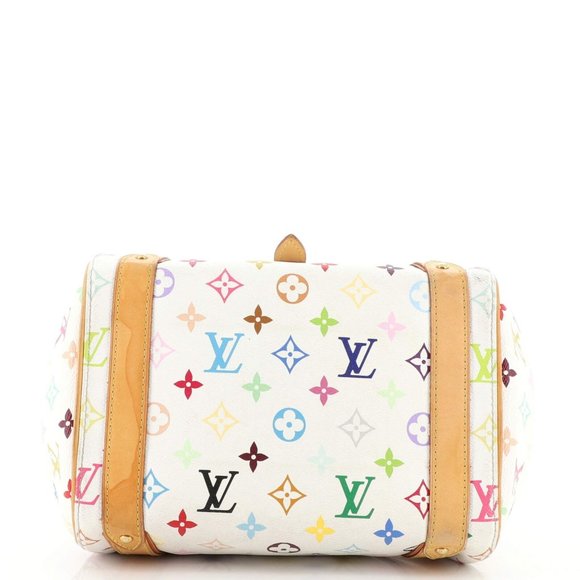 Priscilla Multicolor White Shoulder Bag - Picture 4 of 9